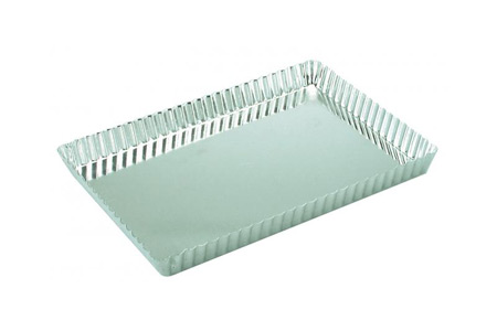 FLUTED RECT. PAN-LOOSE BASE 30X21cm