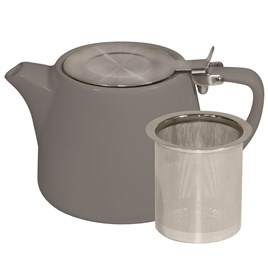 BREW STACKABLE TEAPOT 600ml-FRENCH GREY