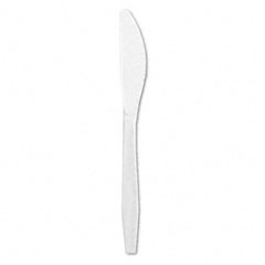 PLASTIC KNIFE - WHITE