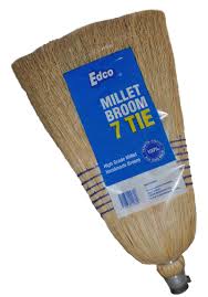 EDCO Millet Broom 7 Tie & Handle