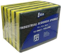 EDCO Green Gold Sponge Scourer 10Pk