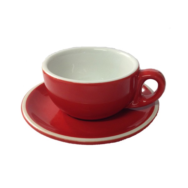 LONGFINE CAPPUCINO CUP - RED