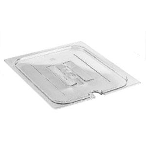 CAMBRO 1/4 CLEAR LID-NOTCHED