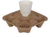 SHAMROCK RECYCLED 4 CUP TRAY