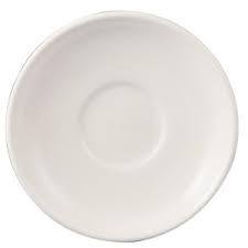 DUDSON CLASSIC WHITE SAUCER