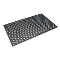 SAFETY MAT - CUSHIONED - BLACK